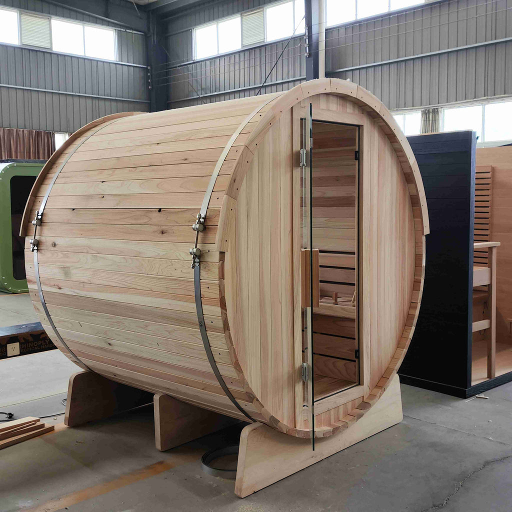 Two-Person Barrel Sauna