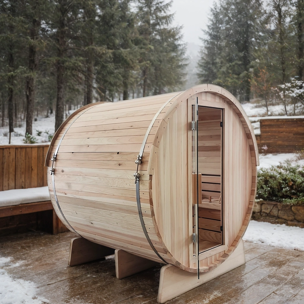 Two-Person Barrel Sauna