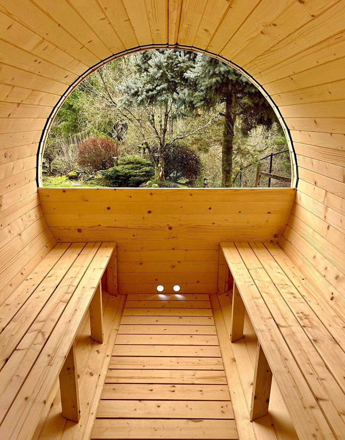 Two-Person Barrel Sauna